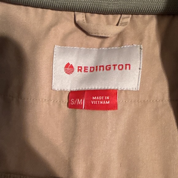 VEST FISHING FLY Redington Adult S/M Mesh Utility Pockets Outdoors Khaki - Picture 2 of 5